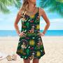 Cinco De Mayo Viva Mexico Festival Spaghetti Strap Summer Dress