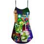 Cocktail Christmas Merry Christmas - V-Neck Sleeveless Cami Dress