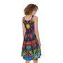 Colorful Mandala Print Sleeveless Knee Length Dress