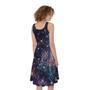 Constellation Galaxy Space Print Sleeveless Knee Length Dress