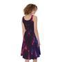 Cosmic Hyperspace Print Sleeveless Knee Length Dress