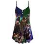 Cowboy Band Merry Christmas - V-Neck Sleeveless Cami Dress