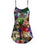 Cowboy Rodeo Merry Christmas - V-Neck Sleeveless Cami Dress