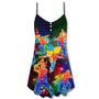 Cricket Neon Tree Merry Christmas Snow - V-Neck Sleeveless Cami Dress