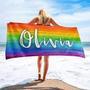 Custom Beach Towels Adults Kids Personalized Unique Design Gift