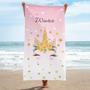 Custom Name Personalized Beach Towels Perfect Kids Adults Unique Gift