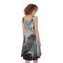 Cute Koala Print Sleeveless Knee Length Dress