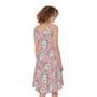 Cute Rat Pattern Print Sleeveless Knee Length Dress