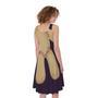 Cute Voodoo Doll Print Sleeveless Knee Length Dress