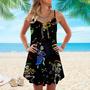 Day Dead Dia De Mexico Spaghetti Strap Summer Dress