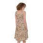 Desert Digital Camo Pattern Print Sleeveless Knee Length Dress