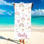 Dinosaurus Print Kids Personalized Beach Towels Cute Animal Design