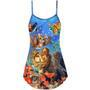 Diving Cat Under The Sea Art Style - V-Neck Sleeveless Cami Dress