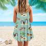 Dogs On Vacations Spaghetti Strap Summer Dress