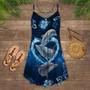 Dolphin Loves Summer Blue Style - Summer Dress