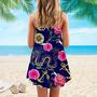 Dragon Anchor Spaghetti Strap Summer Dress