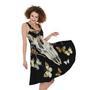 Dreamcatcher Deer Skull Print Sleeveless Knee Length Dress