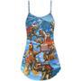 Elephant Circus Show Merry Christmas - V-Neck Sleeveless Cami Dress