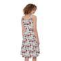 EMS Paramedic Pattern Print Sleeveless Knee Length Dress