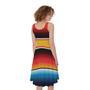 Ethnic Serape Blanket Pattern Print Sleeveless Knee Length Dress