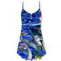 Fish Love Ocean Blue Merry Christmas - V-Neck Sleeveless Cami Dress