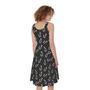 Fishing Hooks Pattern Print Sleeveless Knee Length Dress