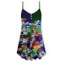 Fishing Merry Christmas Vibe - V-Neck Sleeveless Cami Dress