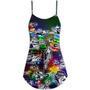 Fishing Merry Christmas Vibe - V-Neck Sleeveless Cami Dress