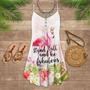 Flamingo Loves Summer Tropical Vibes Awesome - Summer Dress