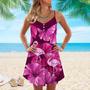 Flamingo Loves Summer Tropical Vibes Piink Style - Summer Dress