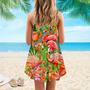 Flamingo Why Fit In When You Were Born To Stand Out Spaghetti Strap Summer Dress