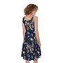 Floral Dream Catcher Pattern Print Sleeveless Knee Length Dress