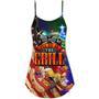 Food America Back I Will Be At The Grill Christmas - V-Neck Sleeveless Cami Dress