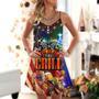 Food America Back I Will Be At The Grill Christmas - V-Neck Sleeveless Cami Dress