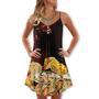 Food Tacos Fast Food Delicious - V-Neck Sleeveless Cami Dress