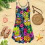 Fruit Pineapple Love Summer Spaghetti Strap Summer Dress