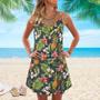 Fruit Pineapple Tropical Vibes Made Me Beautiful - Summer Dress