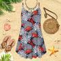 Funny Crabs And Lobsters Summer Spaghetti Strap Summer Dress