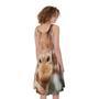 Funny Giraffe Print Sleeveless Knee Length Dress