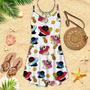 Funny Pug Pineapple Connection Spaghetti Strap Summer Dress