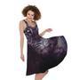 Galaxy Jaguar Print Sleeveless Knee Length Dress