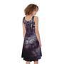 Galaxy Jaguar Print Sleeveless Knee Length Dress