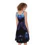 Gemini And Astrological Signs Print Sleeveless Knee Length Dress