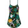 Halloween Dabbing Skeleton Zombie Style - V-Neck Sleeveless Cami Dress