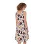 Halloween Festival Pattern Print Sleeveless Knee Length Dress