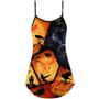 Halloween Raven Pumpkin Scary - V-Neck Sleeveless Cami Dress