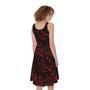 Halloween Red Blood Print Sleeveless Knee Length Dress