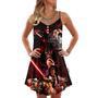 Halloween Starwars Horror Blood Scary - V-Neck Sleeveless Cami Dress