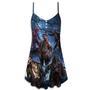 Halloween Zombie Blood Dark Scary - V-Neck Sleeveless Cami Dress