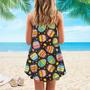 Happy Easter Aloha Spaghetti Strap Summer Dress